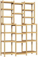 Generica 7patrový úložný regál FBA-030, 105 × 28 × 160,7 cm, bambus - Shelving Unit