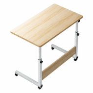 APT SL15 Pojízdný stolek na notebook 80 × 40 cm, světlé dřevo - Laptop Table