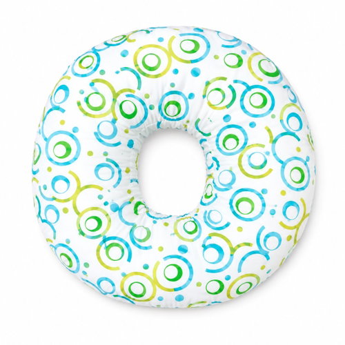 4sleep Postpartum pillow 45cm, green and blue circles Main image 4sleep Postpartum pillow 45cm, green and blue circles - Pillow Seat - Main image