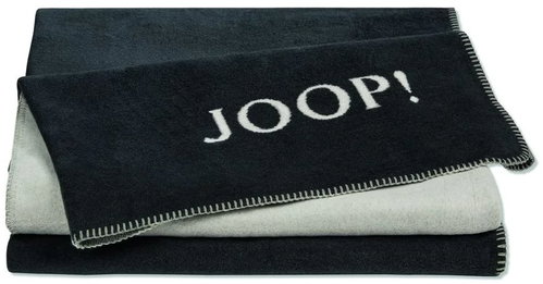 JOOP! Deka Uni-Doubleface 150 × 200 cm, antracitová popelavá Main image JOOP! Deka Uni-Doubleface 150 × 200 cm, antracitová popelavá - Blanket - Main image