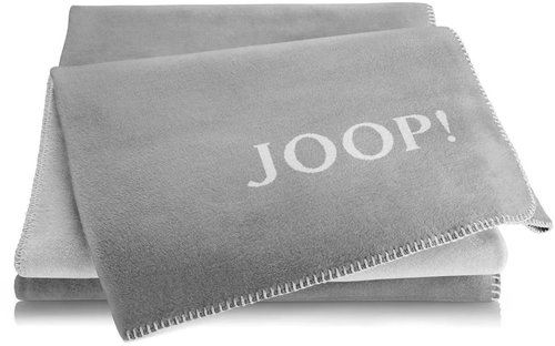 Deka JOOP! Uni-Doubleface 150 × 200 cm, grafitová kouřová - Blanket - Main image