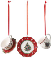 VILLEROY & BOCH Set vánočních ozdob TOY'S DELIGHT Nádobí, 3 ks - Christmas Decoration