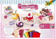 FOLIA Filcová sada na šití a tvoření Cukrárna, 20 dílů - Creative Kit