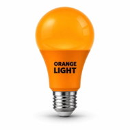 UVtech Biodynamická večerní oranžová LED žárovka E27 7 W bez flickru - LED Bulb