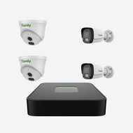 Tiandy complete security set, 4 cameras + 5-channel NVR - Camera System
