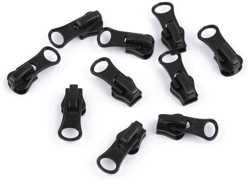 Empt Sada kovových jezdců ke kostěným zipům, 10 ks - Replacement Zipper - Main image