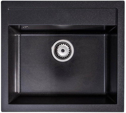 Granisil Eldos 560 Black metallic - Granite Sink - Main image