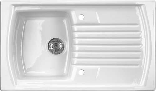 Deante Lusitano 860.0 White ceramic - Ceramic Sink - Main image