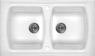 Deante Lusitano 860.2 White ceramic - Ceramic Sink