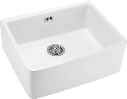 Deante Sabor 595 White ceramic - Ceramic Sink - Main image