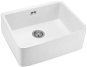 Deante Sabor 595 White ceramic - Ceramic Sink