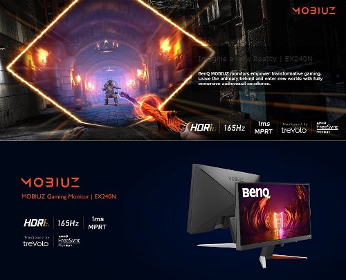 MOBIUZ EX240N 23.8 165Hz FHD 1080p 1ms Gaming Monitor