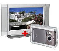 32" LCD TV BenQ DV3250, 800:1 kontrast, 500cd/m2, 12ms, 1366x768, DVI, AV, SCART, repro, DO + digi.  - Televízor