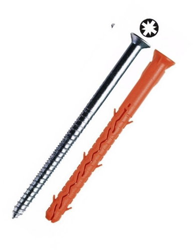 WT WINTECH MUNGO dowel with screw PZ 8 × 120, 100 pcs - Anchors - Main image