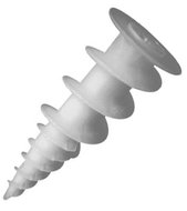 WT WINTECH Turbo dowel 10 × 35 nylon for plasterboard, 100 pcs - Anchors