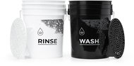 CleanTech Detailing 2 × Buckets (RINSE + WASH) 20l + 2 separators set - sada 2 ks detailingových kbe - Kbelík
