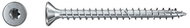 WT WINTECH Wood screw ZH TORX 5,0 × 20 ZB with countersunk head / pack 1000 pcs - Self-Tapping Screws