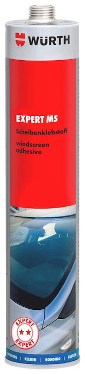 Würth ragasztó szélvédőhöz, Expert MS, fekete, 290 ml