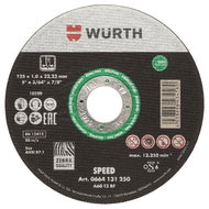 WÜRTH Cutting wheel Speed Plus 115 × 22,2 × 1mm - Cutting Disc