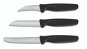 Wüsthof Vegetable Knives, Set of 3, Black - Knife Set