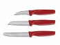 Wüsthof Set of Coloured Knives, 3 pcs, Red - Knife Set