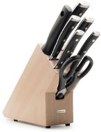 WÜSTHOF CLASSIC IKON Messerblock Buche mit 7 Teilen - Messerset