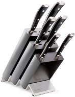WÜSTHOF CLASSIC IKON Messerblock schwarz mit 6 Teilen - Messerset