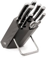 WÜSTHOF CLASSIC IKON Messerblock schwarz mit 8 Teilen - Messerset