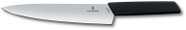 Victorinox Swiss Modern, 22 cm, Plain Edge, Black, Blister Pack - Kitchen Knife