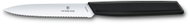 Victorinox, for vegetables, Swiss Modern, 10cm, serrated, black - Kitchen Knife