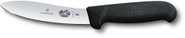 Victorinox Lamb Skinner Knife, Fibrox, 12 cm, Plain Edge, Black - Kitchen Knife