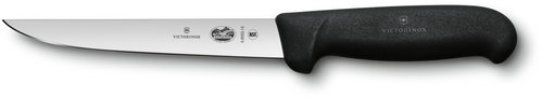 Victorinox Boning Knife, Fibrox, 15 cm, Plain Edge, Black - Kitchen Knife - Main image