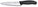 Chef's Knife, Swiss Classic, 15cm, Plain Edge, Black, Blister Pack