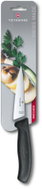 Victorinox Cook's Knife, Swiss Classic, 12cm, Plain Edge, Black, Blister Pack - Kitchen Knife