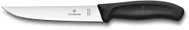 Victorinox Carving Knife, Swiss Classic, 15cm, Plain Edge, Black, Blister Pack - Kitchen Knife