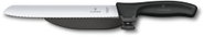 Victorinox DUX Knife, Swiss Classic, 21cm, Serrated, Black - Kitchen Knife
