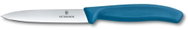 Victorinox Swiss Classic Paring Knife, 10cm, Plain Edge, Pointed Tip, Blue - Kitchen Knife