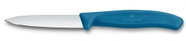 Victorinox Swiss Classic Paring Knife, 8cm, Plain Edge, Pointed Tip, Blue - Kitchen Knife