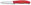 Swiss Classic Paring Knife, 8cm, Serrated Edge, Pointed Tip, Red