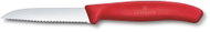 Victorinox Swiss Classic Paring Knife, 8 cm, Serrated, Red - Kitchen Knife