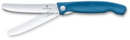 Victorinox Picnic Knife, Swiss Classic, 11cm, serrated, blue, box - Kitchen Knife