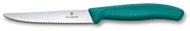 Victorinox Swiss Classic Steak and Pizza Knife, 11 cm, Serrated, Green - Kitchen Knife