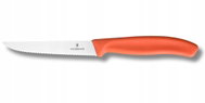 Victorinox Steak and Pizza Knife, Swiss Classic, 11cm, Serrated, Orange - Kitchen Knife