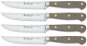 WÜSTHOF CLASSIC COLOUR 4er-Set Steakmesser, Velvet Oyster, 12 cm - Messerset