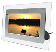 7" LCD MATRIX Photo Frame PF-LCD 7MZ stříbrný (silver) digitální fotorámeček - 720x480, JPEG, DivX,  - Digitálny fotorámik