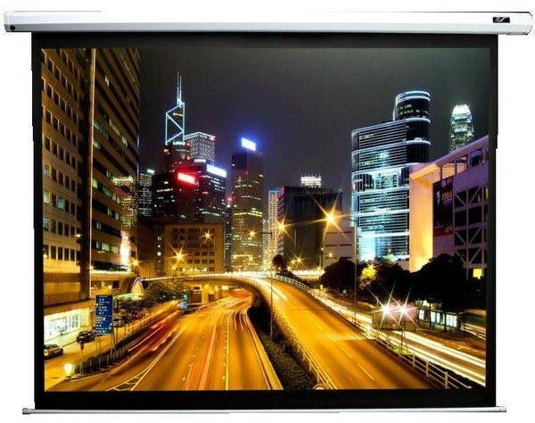 ELITE SCREENS, motoros rolós vetítővászon, 136"(1:1)