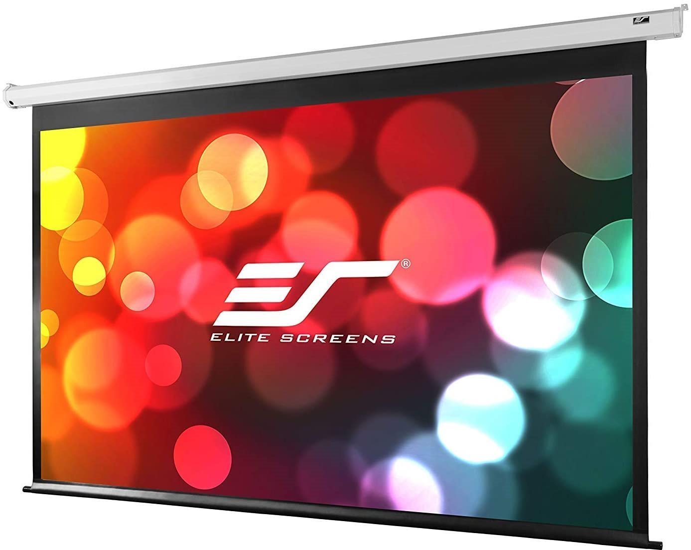 ELITE SCREENS, villanymotoros rolós vetítővászon, 150"(16:9)
