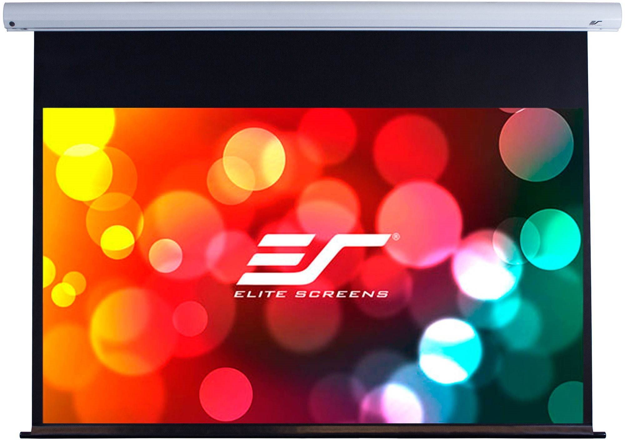 ELITE SCREENS, villanymotoros rolós vetítővászon 135"(16:9)