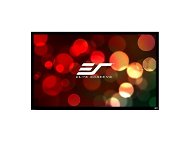 ELITE SCREENS, screen in a fixed frame 100" (4:3) - Projection Screen