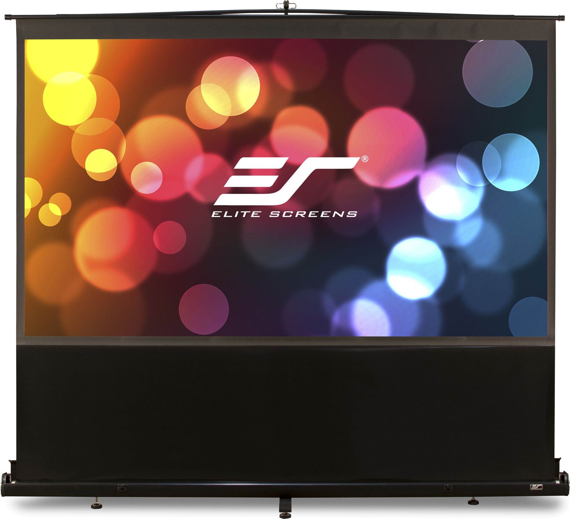 ELITE SCREENS, teleszkópos rolós a padlótól 80" (16:9)